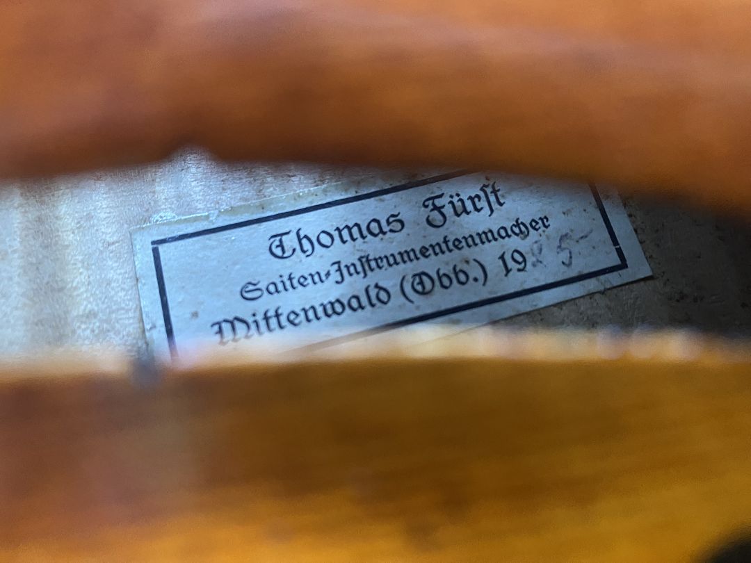 Fürst Thomas - Mittenwald Anno 1925 - G-817